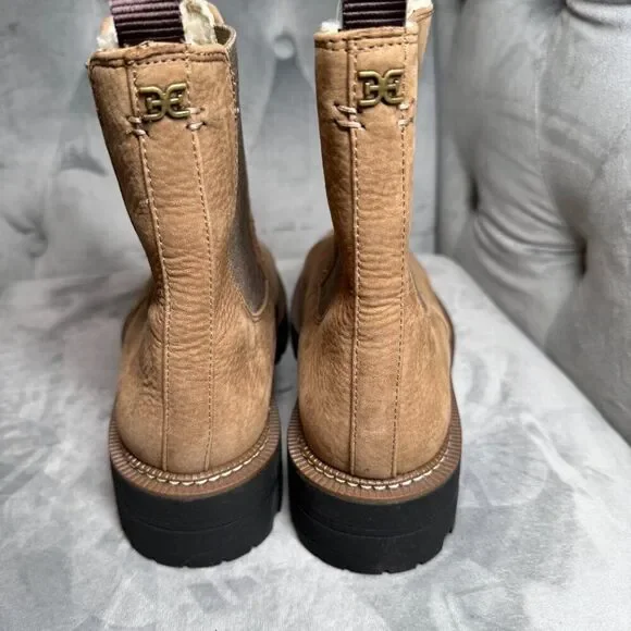 Sam Edelman Laguna TobaccoPull On Leather Chelsea Boot Size‎ 9.5